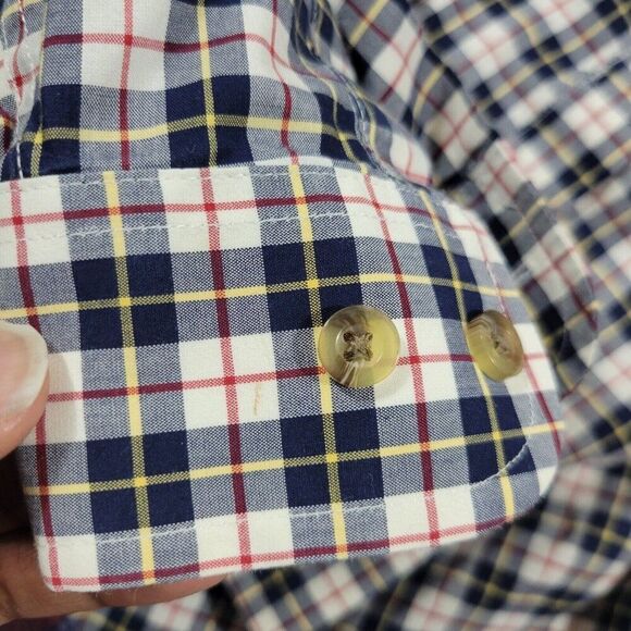 LL Bean Shirt Mens Large Plaid Button Down Long Sleeve Preppy Casual - Picture 6 of 7